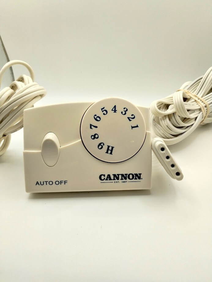 Cannon Electric Blanket Heat Controller TC11BA White Heat Control 4 Prong |  eBay
