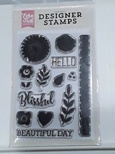Echo Park Paper Co Beautiful Day 15 Stamp Set NIP