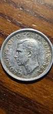 Very Rare king george v1 sixpence 1946