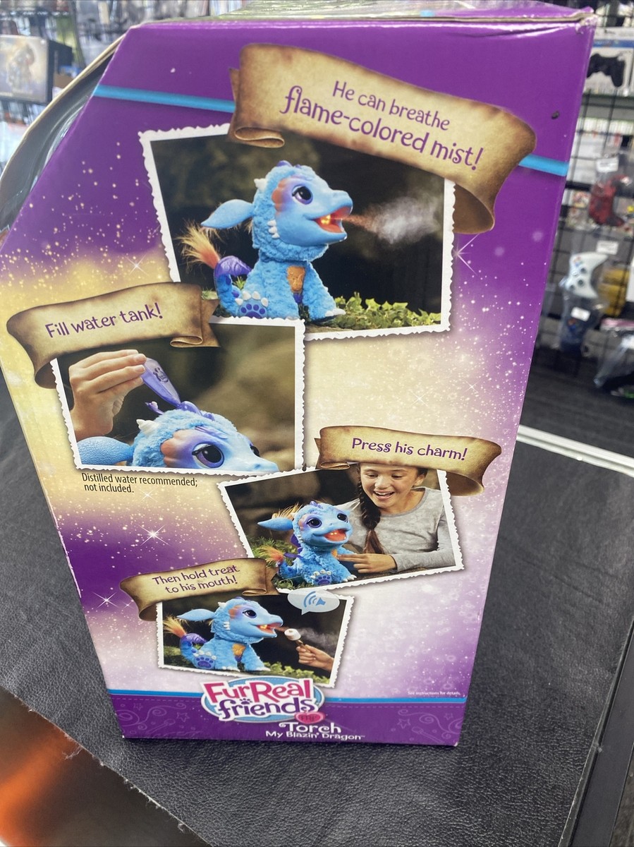New Fur Real Friends Torch My Blazin' Dragon Pet Toy Interactive Play Hasbro