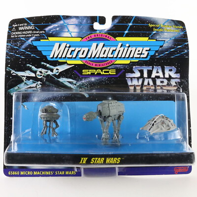 Micro Machines Star Wars IV Probot At-at Snowspeeder Vehicles