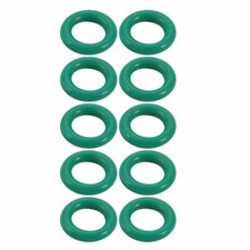 10pcs 10mm x 2mm Size Mechanical Rubber O Ring Oil Seal Gaskets Green KD