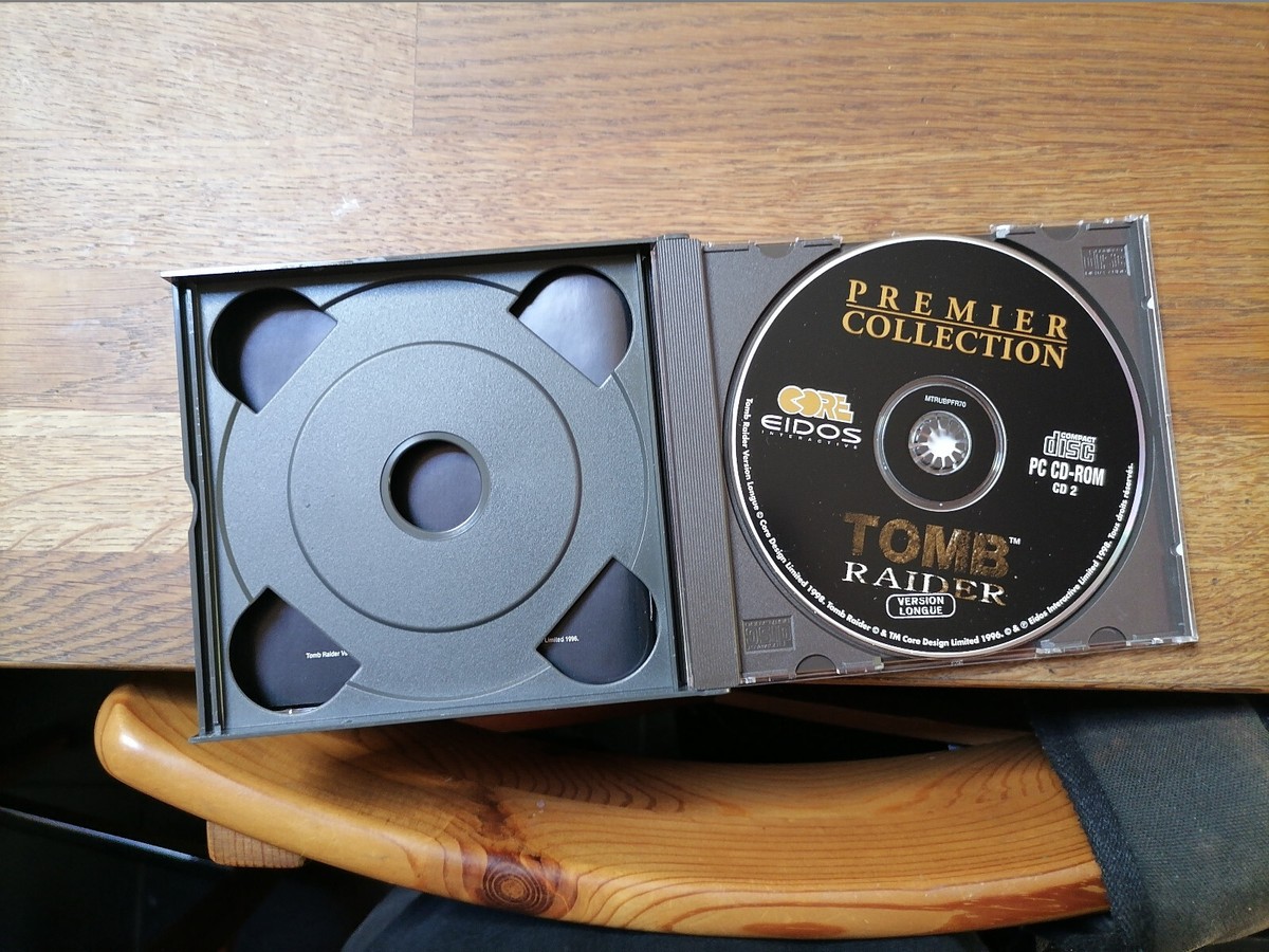 Jeu PC Tomb Raider Version Longue Big Box - Édition Française 1996, Boîte, Notice, Bon état