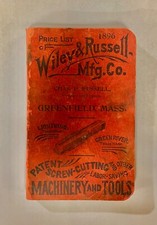 1896 Wiley & Russell Mfg. Co. Price List