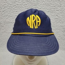 Vintage NRA National Rifle Association Snapback Hat Cap Mesh Trucker Made in USA