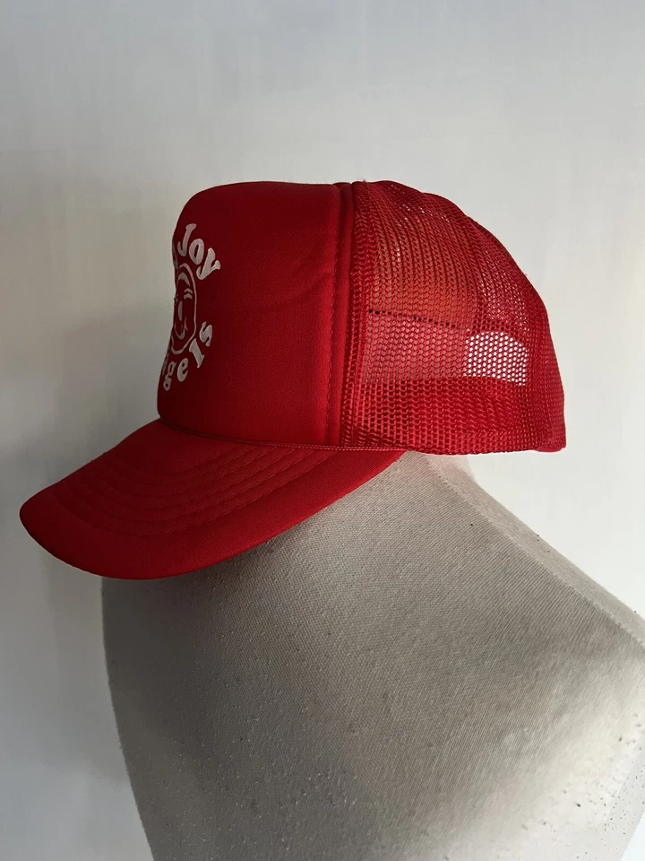 I & JOY BAGELS Oficial De Colección Años 80 Tienda de Los Ángeles Gorra de Camionero A Presión M/L Foto 4 de 4