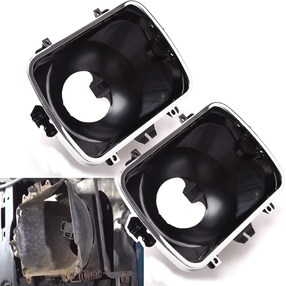 Kit de cubo de faros 2 piezas, montaje de faros 5X7 compatible con Chevy Express Foto 4 de 4