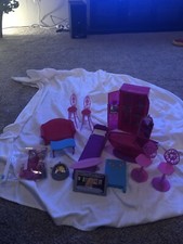 Vintage 1990's Barbie Kitchen And Furniture 74 Pc RARE