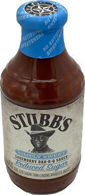 Stubb's Simply Sweet Reduced Sugar (450ml/510g)
