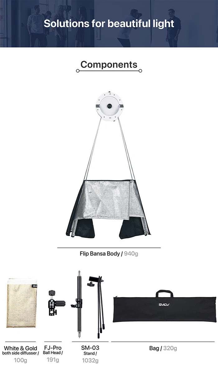 その他 SMDV Flip Bansa SMDV FLIP BANSA w/ Bag+BallHead/Studio Universal Photography