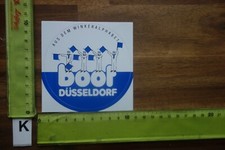 Old sticker water sports boat sailing surfing Winkeralphabet BOAT Düsseldorf