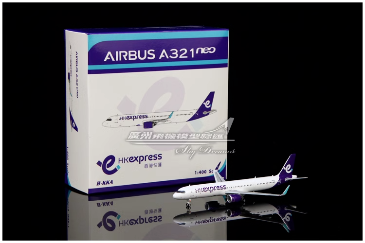 1:400 Phoenix HK Express AIRBUS A321neo Passenger Airplane Diecast