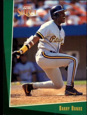 1993 Select (Score) Baseball ''Main Set'' Base Cards #1 to #200