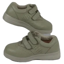 Answer 2 Comfort Shoes Women's Size 7.5 W Bone Color 446-4 Double Hook & Loop