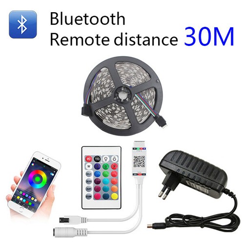 Bluetooth 12V LED Strip Light 5-20M RGB SMD 2835 5050 Flexible Ribbon Waterproof - Picture 7 of 8
