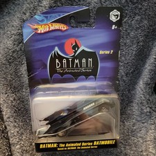 Hot Wheels Batman The Animated Series Batmobile Series 2 W Bullet Holes Rare