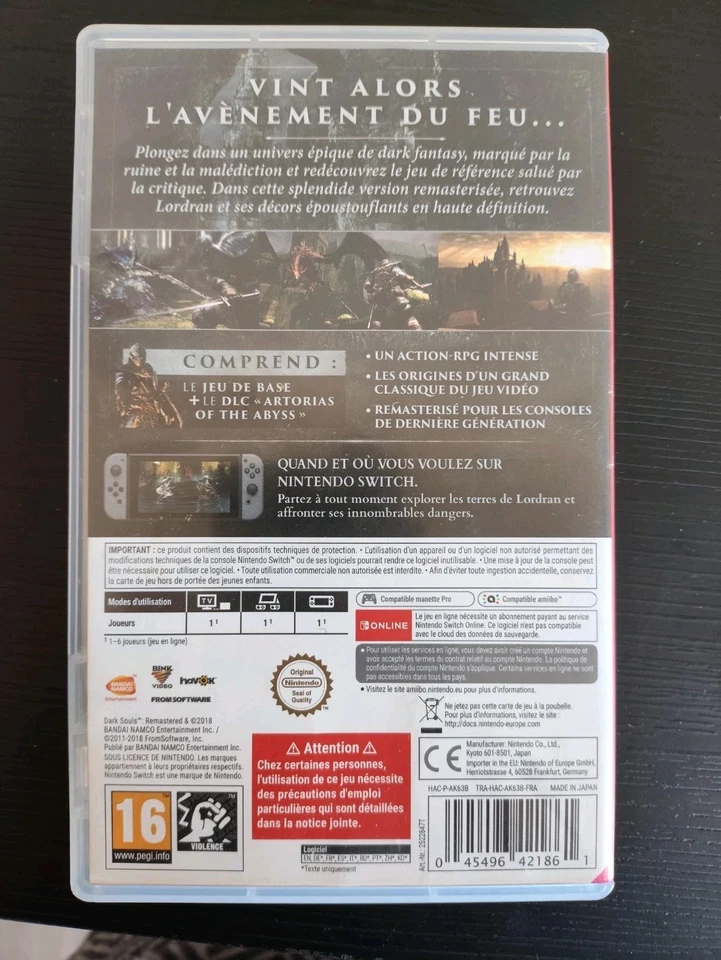 Dark Souls: Remastered - Nintendo Switch - Usato - Gioco in Italiano, foto 2 di 5