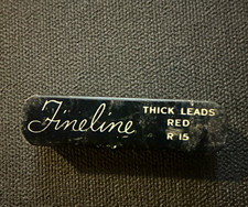 Sheaffer Fineline R15 Red Thick Lead Refills Made in USA Ft Madison Iowa
