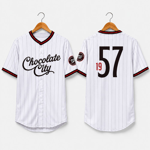 2026 Nationals African American Heritage Day Chocolate City Jersey Printed Gift