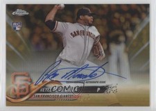 2018 Topps Chrome Rookie Gold Refractor 18/50 Reyes Moronta #RA-RMO Auto 2r7