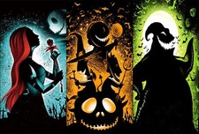Halloween Diamond Art Painting Halloween, jack and sally dimaond painting
