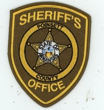 ARKANSAS AR POINSETT COUNTY SHERIFF OFFICE NICE SHOULDER PATCH POLICE