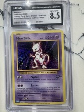 Pokémon Mewtwo 014/032 TCG Classic: Blastoise Holo English CGC 8.5 Card