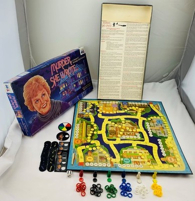 1985 Murder, She Wrote Game by Warren Complete in Great Condition FREE SHIPPING