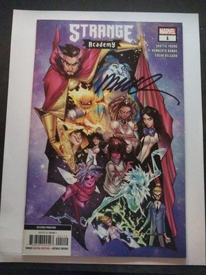 Strange Academy #1 2nd Printing Multi 1st App. Signed By Humberto Ramos See Pics