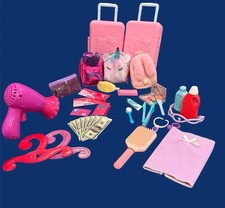 Our Generation Random Accessories Hello Kitty Luggage Travel Lot 35 18" Dolls