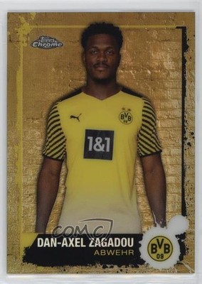 2021 Topps Chrome BVB Borussia Dortmund Refractor 3/49 Dan-Axel Zagadou #2 5b1