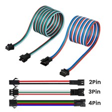 LED Strip JST SM Male Female Extension Cable Electric Wire For WS2812 WS2815