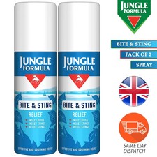 New Jungle Formula Bite and Sting Relief Spray from Mosquitoes 50ml Packs of 2