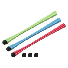 3pcs Stylus Pens for Touch Screens Slim Universal Capacitive 3 Tips 3Color