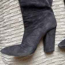Sergio Rossi Over the Knee High (3-3.9 in) Heel Height Boots for
