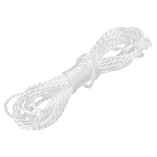 Twisted Nylon Mason Line White 8M/26 Feet 4MM Dia for DIY Projects