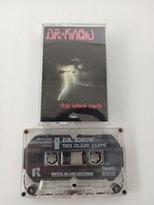 Dr. Know This Island Earth Cassette Tape Hardcore 1986 Death Records - READ