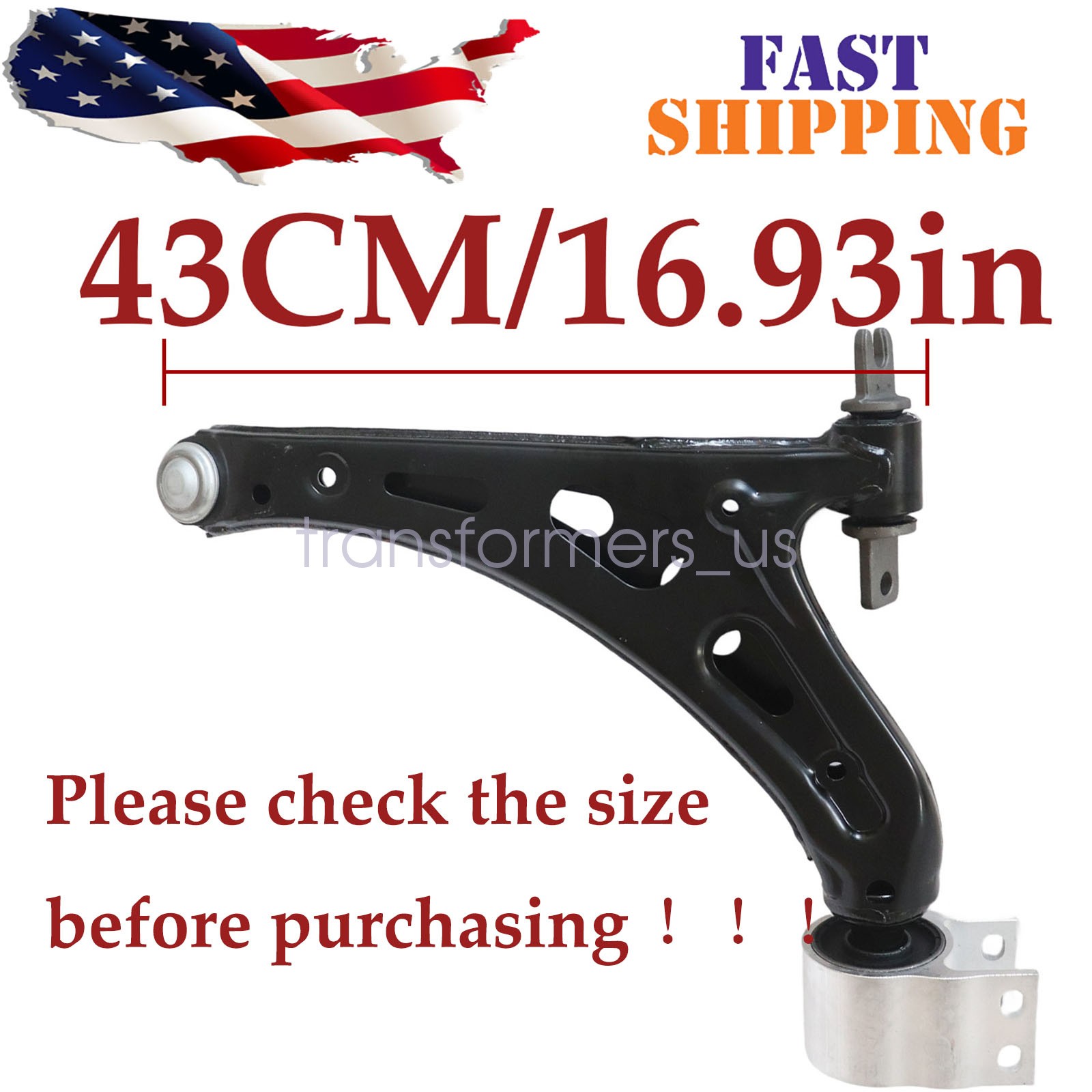For GM 2019 20-2024 Blazer XT6 1PCS Front Lower Control Arm Right Side 84892166