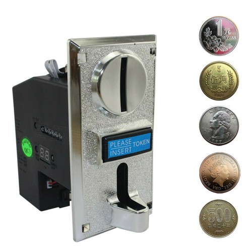 Münzprüfer Coin Acceptor Selector Mech Für Arcade Game Verkaufsautomat