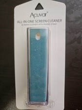 Acuva All-In-One Screen Cleaner for Smartphones with spray solution wipe