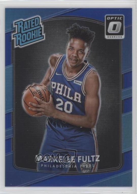 2017 Panini Donruss Optic Rated Rookie Blue Prizm 44/49 Markelle Fultz #200 0oo8