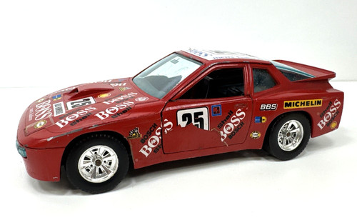 Burago 9105 Porsche 924 Turbo 1:24 Scale Italy (Missing Steering Wheel)