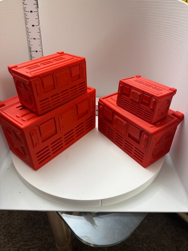 set of four storage containers military style they come in multiple colors