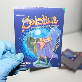 Solstice NES Nintendo PAL gioco in scatola con manuale ottime condizioni