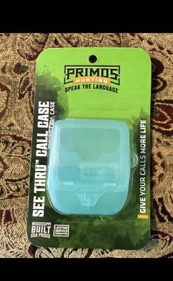 Primos Hunting See Thru Mouth Call Case - Light Blue - PS619