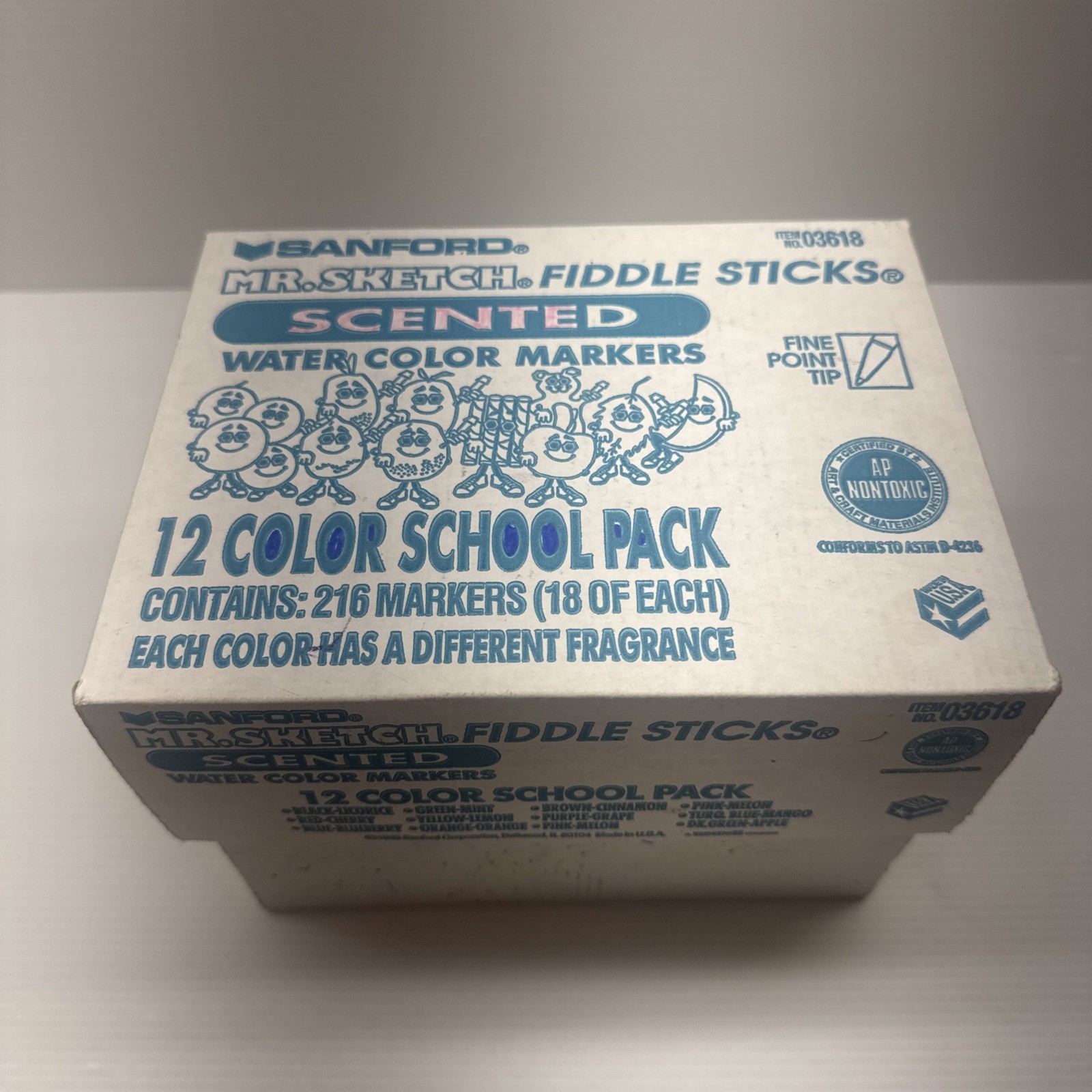 Vintage Y2K Mr. Sketch Stix Scented Water Color Marker Fine 