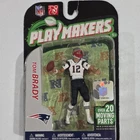 McFarlane Toys Play Makers NFL Tom Brady Figure Over 20 Moving Parts