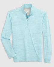 Johnnie-O Baja Blue Apex Prep-Performance Quarter-Zip Pullover NWT M Golf Jacket