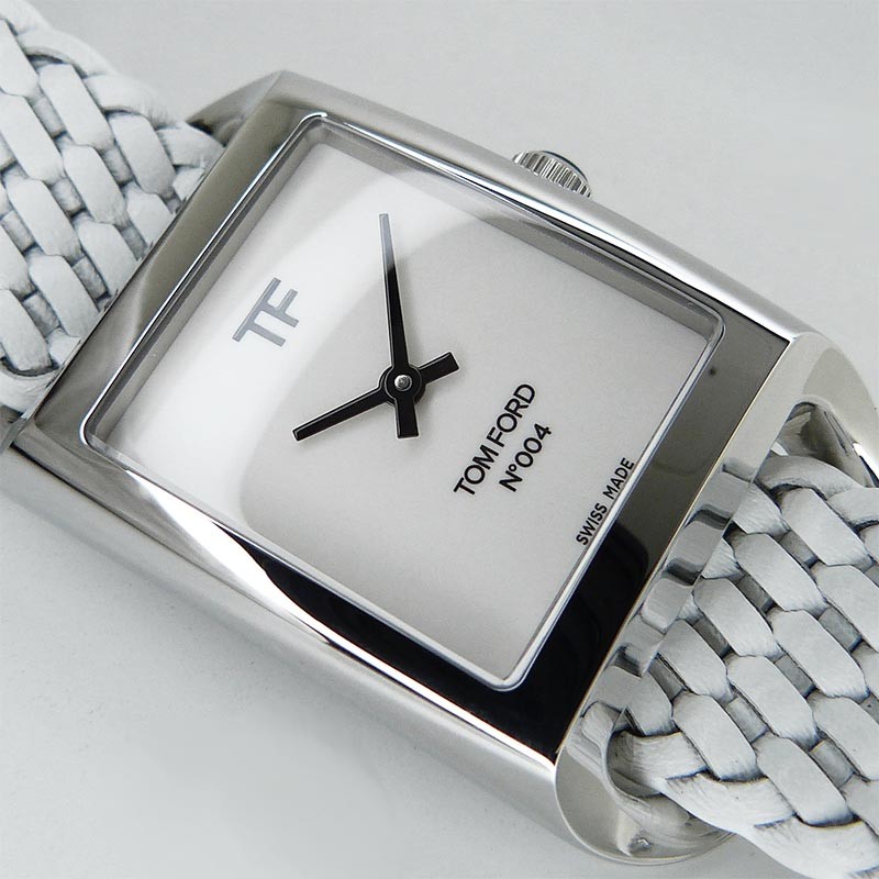 Tom Ford Tf0120256681 N.004 Recycled Steel White Qz | eBay