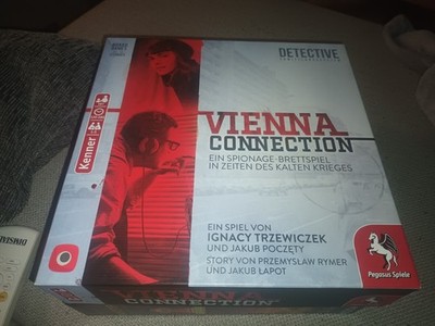 VIENNA CONNECTION KRIMISPIEL DEUTSCH VON PEGASUS KARTON DEFEKT INNEN ORDENTLICH